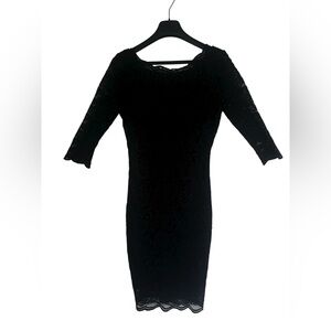 3/$20 Le Chateau Black Long Sleeve Dress - Small